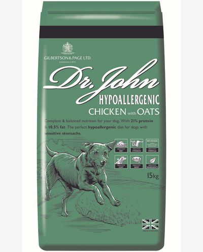 Dr John Hypoallergenic Chicken&Oats (12.5kg best before) Dr John Hypoallergenic Chicken&Oats (12.5kg best before)
