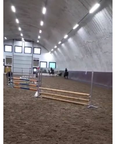 Gymnasium 2 paarden dezelfde eigenaar