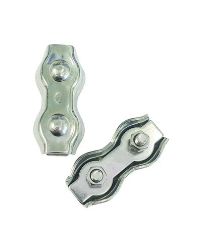Touwverbinder 5-8mm voor afrasteringstouw, roestvrij staal 6st