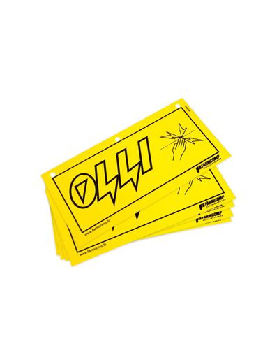 Olli Waarschuwingsbord voor elektrische afrastering (5st)