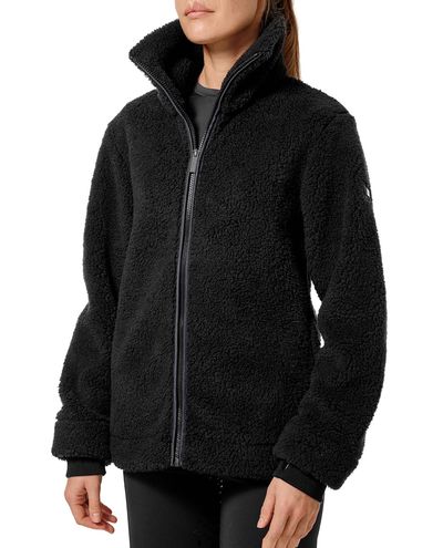 Teddy Fleece Jas Zwart Donker Oceaan (XL)