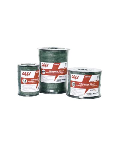 Olli Afrasteringstape, groen 40mm, 200m- Shocteq